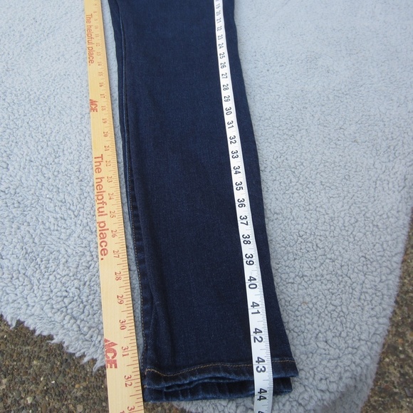 Judy Blue Jeans Womens15/32 Dark Wash Skinny Fit Stretch Mid Rise Comfy Casual - Picture 12 of 16